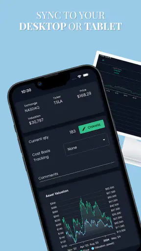 TrackMyStack Net Worth Tracker screenshot