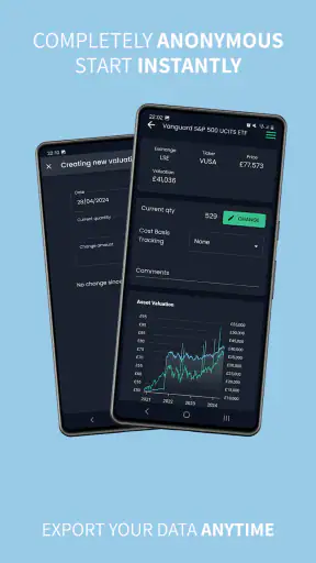 TrackMyStack Net Worth Tracker screenshot