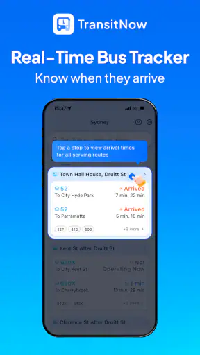 TransitNow - Live Bus Tracker screenshot