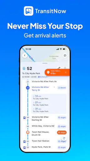 TransitNow - Live Bus Tracker screenshot