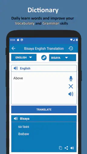 Translate Bisaya to English screenshot
