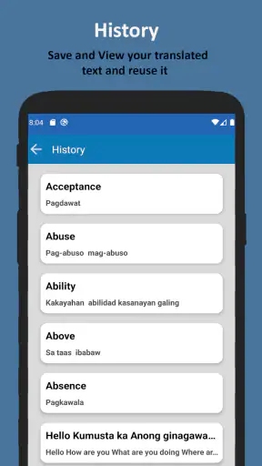 Translate Bisaya to English screenshot