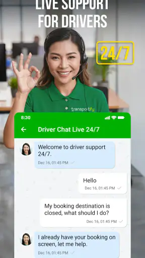 Transportify For Drivers screenshot