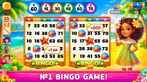 Tropical Bingo & Slots Games screenshot