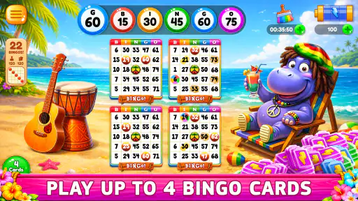 Tropical Bingo & Slots Games screenshot