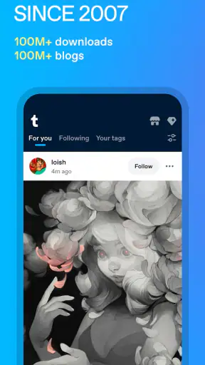 Tumblr: Social Media & Art screenshot