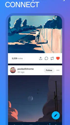 Tumblr: Social Media & Art screenshot