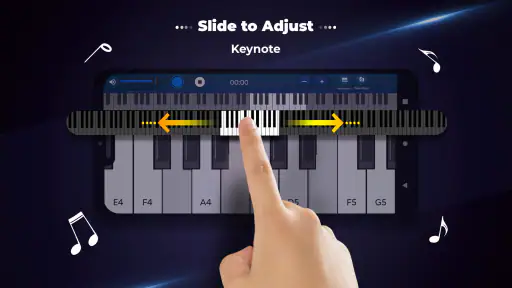 tunay na piano keyboard screenshot
