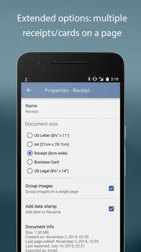 TurboScan™ Pro: PDF scanner screenshot