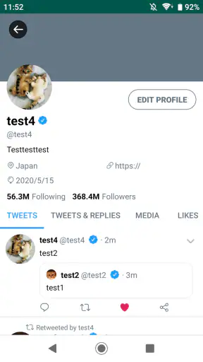 TwiNote screenshot