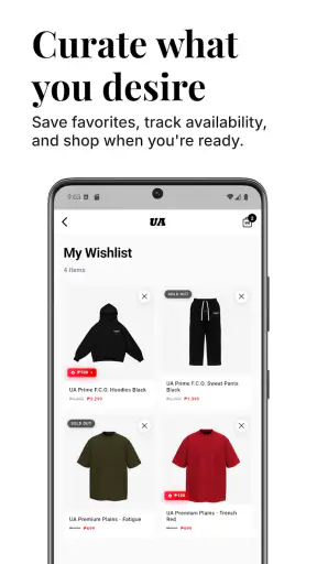 UA (Underground Apparel) screenshot
