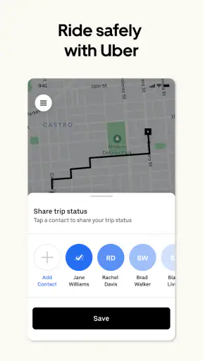 Uber screenshot