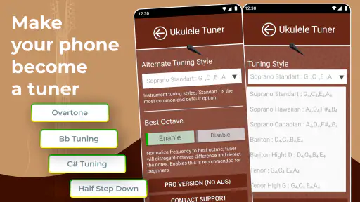 Ukulele Tuner screenshot