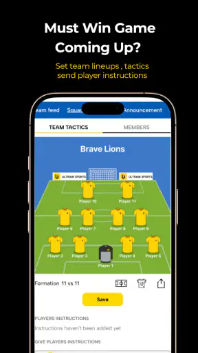 Ultrain: Football Team Manager screenshot