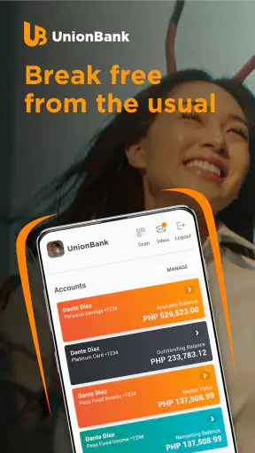 UnionBank Online screenshot