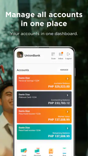 UnionBank Online screenshot