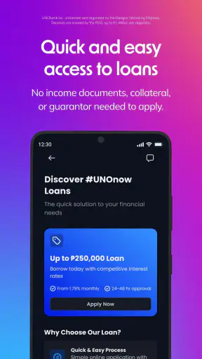 UNO Digital Bank screenshot