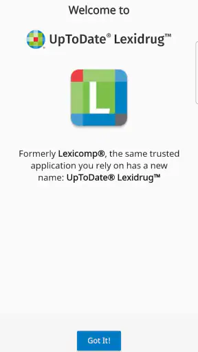 Uptodate Lexidrug screenshot