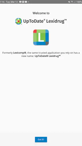 Uptodate Lexidrug screenshot