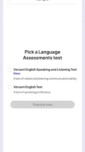 Versant screenshot