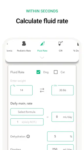Vet Easy - Drugs & Calculators screenshot
