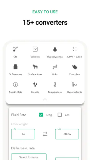 Vet Easy - Drugs & Calculators screenshot