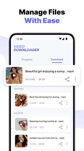 Video Player: Fast & Save MP4 screenshot