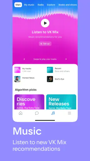 VK: music, video, messenger screenshot