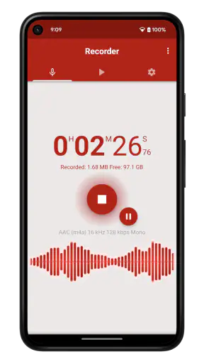 Voice recorder screenshot