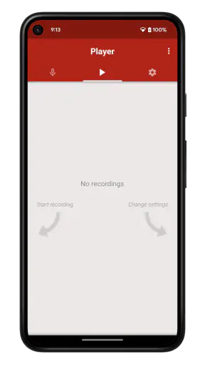 Voice recorder screenshot