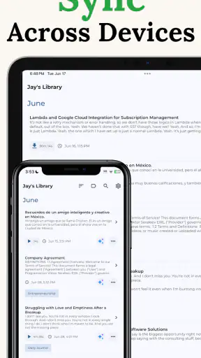 Voice to Text AI: Parrot Notes screenshot