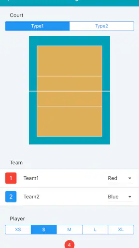 Volleyball Tactic Board screenshot