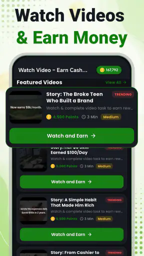 Watch Video – Earn Cash Money screenshot