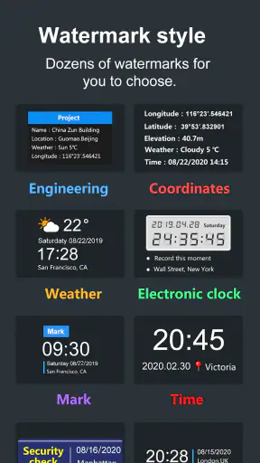 Watermark Camera - Timestamp screenshot