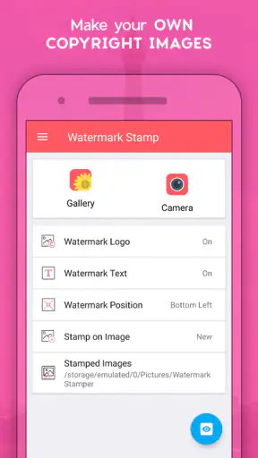 Watermark Stamp: Text on Photo screenshot