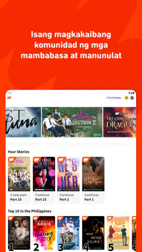 Wattpad - Magbasa at Magsulat screenshot