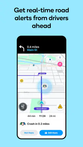 Waze - GPS, Map, Traffic Alert screenshot