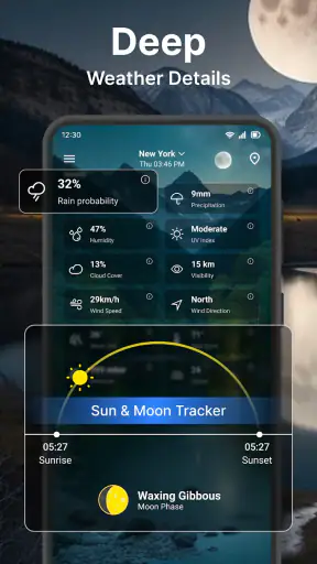 Weather forecast screenshot