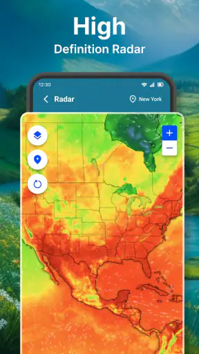 Weather forecast screenshot