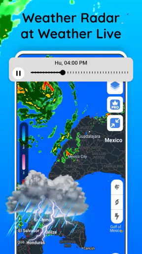 Weather Radar at Weather Live screenshot