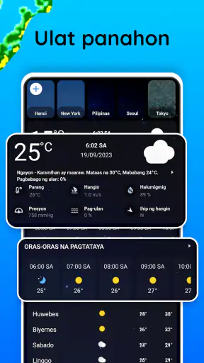 Weather Radar at Weather Live screenshot