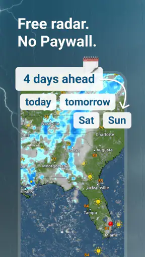 Weather & Radar Forecast screenshot