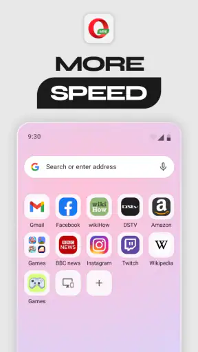 Web browser ng Opera Mini screenshot