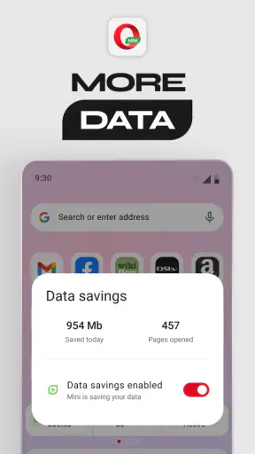 Web browser ng Opera Mini screenshot