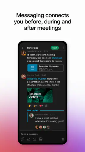 Webex screenshot