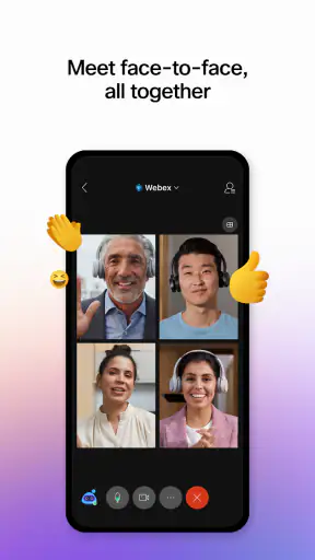 Webex Meetings screenshot
