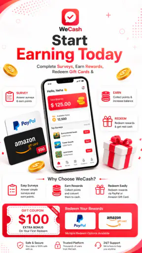 WeCash: Earn Money Online screenshot