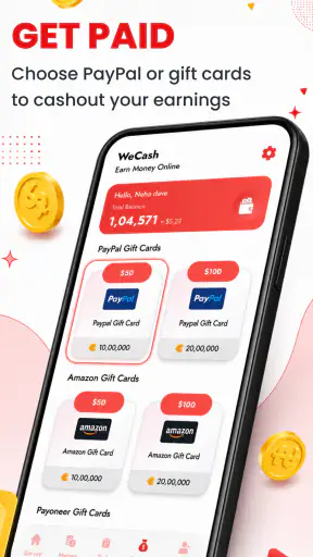WeCash: Earn Money Online screenshot