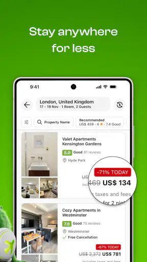 Wego - Flights, Hotels, Travel screenshot