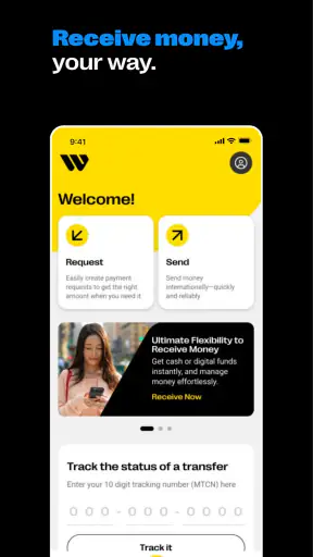 Western Union Money Transfer screenshot